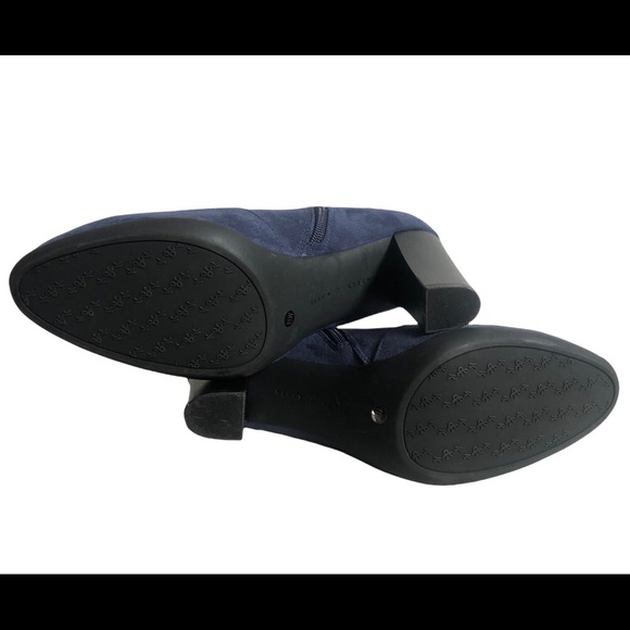 NWOT KELLY & KATIE Blue Suede Boots - Picture 4 of 5